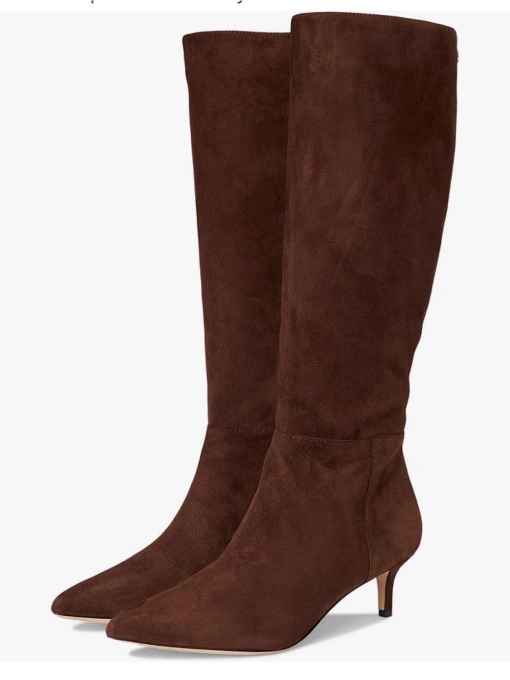 Ralph Lauren McKay Knee High Pointed-Toe Suede Boot in Brown - NWT